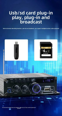 120 Watt Dual-Channel-Leistungsverstärker mit Equalizer für HiFi Stereo Audio