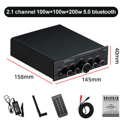 2.1 Kanal 100W Ausgangsleistung Wireless Bluetooth Digital Audio HIFI Leistungsverstärker für Heimaufnahmen