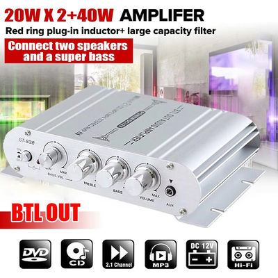 2.1 Kanal 12V Verstärkerplatte mit 80WX2+80W Ausgangsleistung für Heim-Hi-Fi-Digital Audio