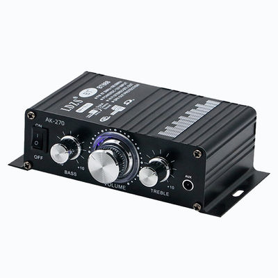 AK-270 12V Bluetooth-Audioverstärker mit geringer Leistung, 2.0-Kanal-Ausgang, HIFI-Mini-Leistungsverstärker für Heimkinosystem