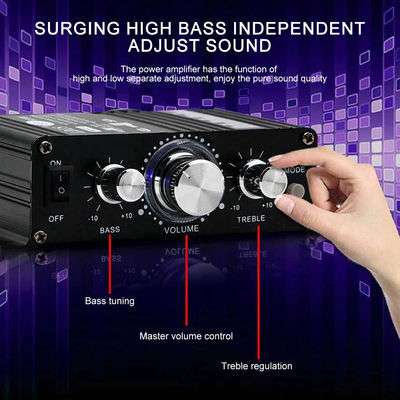 AK-270 12V Bluetooth-Audioverstärker mit geringer Leistung, 2.0-Kanal-Ausgang, HIFI-Mini-Leistungsverstärker für Heimkinosystem