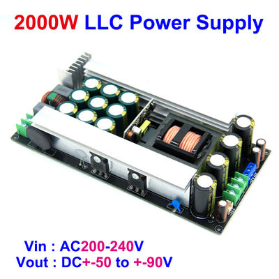 2000W LLC Dual DC 5-Way Stromversorgung Digitales Audioverstärkermodul AC-DC-Wandler für die Aufstellung 50/60/70/80/90V