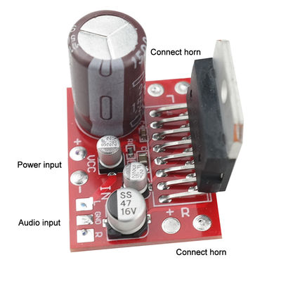TDA7379 Stereo-Leistungsverstärker-Modul Doppelkanal DC9V-17.5V 38W+38W Verstärker-Audiokarton