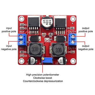 CA-2577 LM2596S 3A Step Down/Up DC-DC Automatische Spannungsregelung Modul Board Mount Solar Panel Kompatible Converter