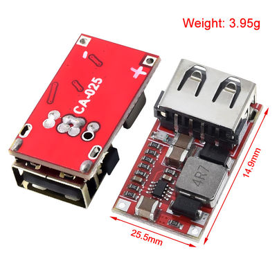 CA-025 Effizienter Gleichspannungs-Gleichspannungsumrichter USB-Ladegerät Entwicklungsbrett 6V-24V 24V 12V bis 5V 97,5% Buck-Modul für die Kraftversorgung von Autos