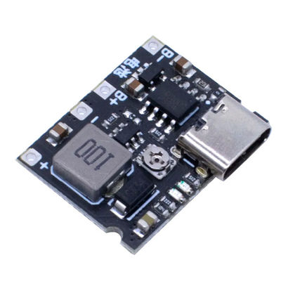 3.7V bis 9V 5V 2A Gleichspannungs-Gleichspannungs-Boost-Modul 18650 Lithiumbatterie-Ladeblatt Typ-C Gleichspannungs-TP4056
