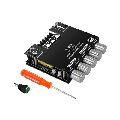 ZK-MT21 HiFi Digital Power Amplifier Board 100W+2*50W 2,1-Kanal-Subwoofer AUX 12/24V Audio Stereo 5,0 Ampere ZK-MT21
