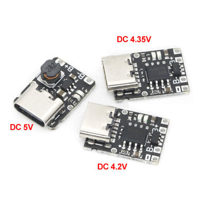 5V Lade- und Entlade-Integriertes Modul 3.7V 4.2V 18650 Lithiumbatterie Ladevorrichtung Stromvorrichtung Schutz Typ-c