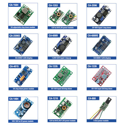 Verstellbares 3A Gleichspannungs-Gleichspannungs-Umrichtermodul für die Montage einer 5V-15V-Eingangsspannung-Abwärtsstromversorgung