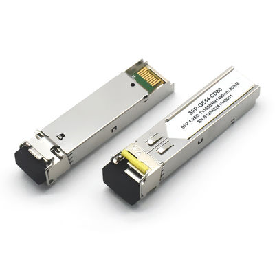 GPON PON 10G DWDM SFP 80KM Modul 10G Datenrate 1310nm Wellenlänge für FTTH 5G Netzwerk 80km Entfernung SM optische Empfänger