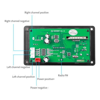 80W Verstärker-Board Bluetooth 5.0 MP3 Decoder Board mit DC 5V-26V Leistungsbereich für Auto Audio