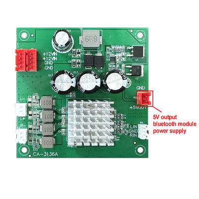 CA-3136A Digital Audio Verstärker Modul mit 2*50W Ausgang 8-24V Eingang und 5V Ausgang TPA3116 Verstärker Board