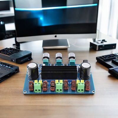 2.1-Kanal drahtloser digitaler Leistungsverstärker 50Wx2+100W Kanal Hochleistungs-Audio-Version 5.0 Verstärker