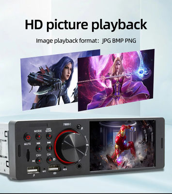 Auto-Dvd-Player 4'' 1 Din HD Stereo Digital Signal Prozessor Radio Auto Multimedia Video Stimme Kehrkamera Auto MP5 Player