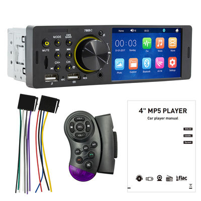 Auto-Dvd-Player 4'' 1 Din HD Stereo Digital Signal Prozessor Radio Auto Multimedia Video Stimme Kehrkamera Auto MP5 Player