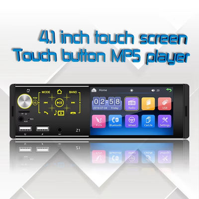 4.1inch Portable Car Stereo Dual USB HD Touchscreen für Bluetooth MP5 Player Farbenfrohe Lichter Autoradio Auto Radio CD für DVD VCD