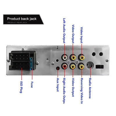 4.1inch Portable Car Stereo Dual USB HD Touchscreen für Bluetooth MP5 Player Farbenfrohe Lichter Autoradio Auto Radio CD für DVD VCD