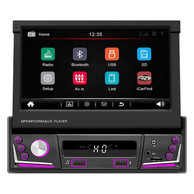 7-Zoll-Teleskop 1 Din Bildschirm-Auto für MP5/MP3-Player Smart für BT Wireless Universal-Karte-Einsetzbares Radio Carplay Android Auto