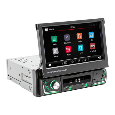 7-Zoll-Teleskop 1 Din Bildschirm-Auto für MP5/MP3-Player Smart für BT Wireless Universal-Karte-Einsetzbares Radio Carplay Android Auto