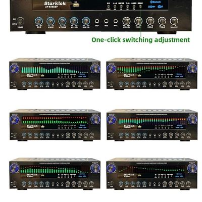 AV-9388BT/AV-999BT 2200W/1200W Professioneller 7-Kanal BT-Funkverstärker High-Fidelity Heimkino 7.1 Lautsprechersystem Metall