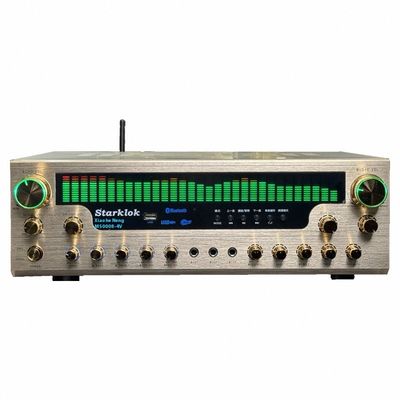 8000SW Flaggschiff Version 7.1 CH 2500W Heimverstärker Vollaluminiumlegierung Goldkörper Doppelring Kuh Trennwand Stereo Verstärker