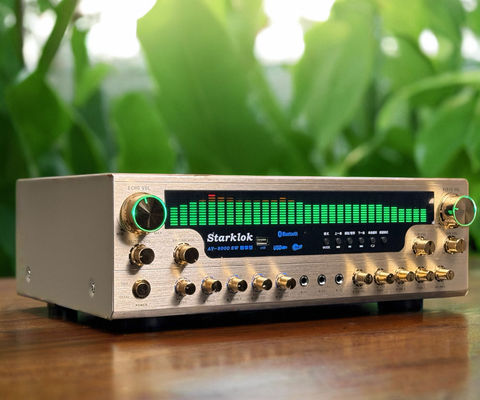 8000SW Flaggschiff Version 7.1 CH 2500W Heimverstärker Vollaluminiumlegierung Goldkörper Doppelring Kuh Trennwand Stereo Verstärker