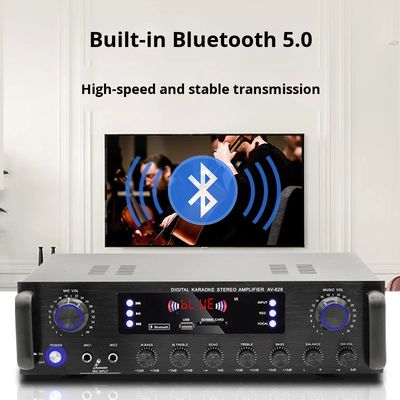 AV-628 Professional 2.1 Kanal 600W Koaxal-Subwoofer-Verstärker für Zuhause Hochleistungsmodell