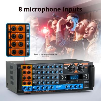 ZX-12B 4.0 Kanal 800W HiFi-Audioverstärker Hochleistungs-Hochleistungs-BT-Wireless-Home-Audio-Großer Digitalempfänger-Verstärker