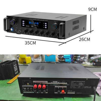 AV-628 Professionelle 5.1 Kanal 600W Home Koaxal Subwoofer Verstärker Hochleistungsmodell BT Glasfaserempfänger Grenzüberschreitend