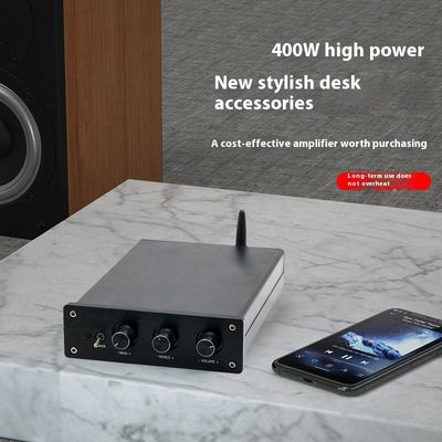 Professionelle 2,1-Kanäle 400W Hochleistungs-HiFi-Digitalverstärker für Heimfahrzeuge Audiophile Intel Prozessor Empfänger Verstärker
