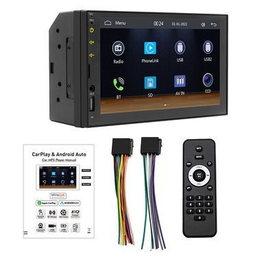 7 Zoll Auto für MP5 Player mit für BT Wireless HD Rücksicht Kamera CarPlay Android Auto Dashboard Radio Wired Dashboard Radio