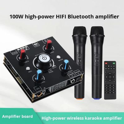 2.0 Kanal Hochleistungs 100W Wireless Karaoke Verstärker BT Verlustlose Dekodierung HDML ARC Glasfaser Koaxial Elektronik