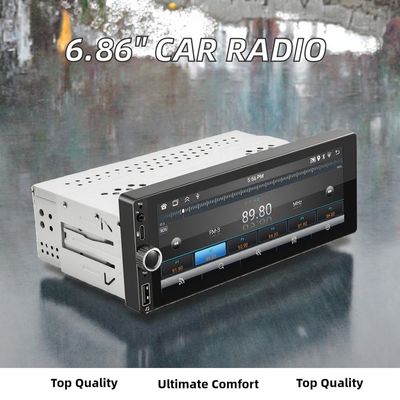 Single-DIN 6,86 Zoll CarPlay/Android Auto Autoradio mit Touchscreen LCD USB-Anschluss Armaturenbrett-Platzierung