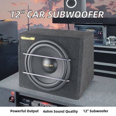 Großhandelspreis 12/10 Zoll Hochleistungs-Auto-Audio-Subwoofer 4 Ohm 12V Lautsprecher