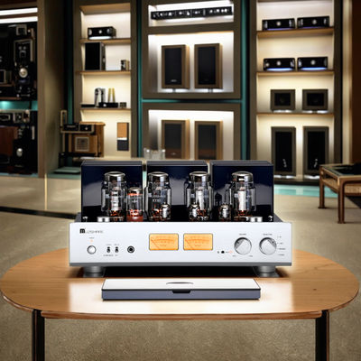 A-Level 25W+25W Home HIFI Röhren-Audioverstärker Hochleistungs-Ausgang Integrierte Kopfhörer-Empfänger Lautsprecher Class Verstärker