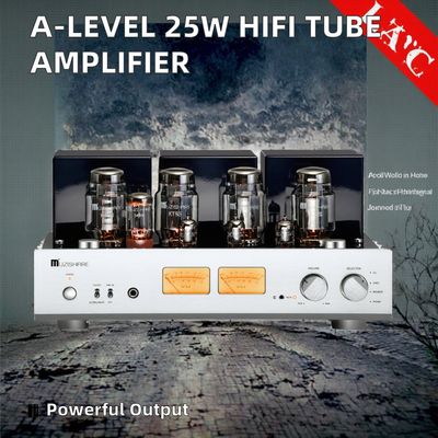 A-Level 25W+25W Home HIFI Röhren-Audioverstärker Hochleistungs-Ausgang Integrierte Kopfhörer-Empfänger Lautsprecher Class Verstärker