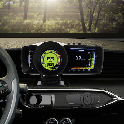 2023 OBD2 GPS-Geschwindigkeitsanzeige Smart Gauge mit Head-Up-Display (HUD) Mehrfachoberfläche für Automobilelektronik