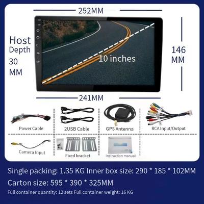 10,1 Zoll Universal Android Auto Sitz Monitor Touchscreen Rücksitz Kopfstütze Spiegel USB IPS 2GB 32GB TV Rückfahrhilfe