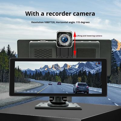 Creatall 10,26 Zoll tragbare IPS-Bildschirm für Bluetooth MP5-Player mit 1-Jahres-Garantie Dashboard Dash Cam Wireless CarPlay