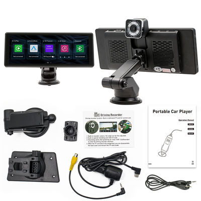 Creatall 10,26 Zoll tragbare IPS-Bildschirm für Bluetooth MP5-Player mit 1-Jahres-Garantie Dashboard Dash Cam Wireless CarPlay