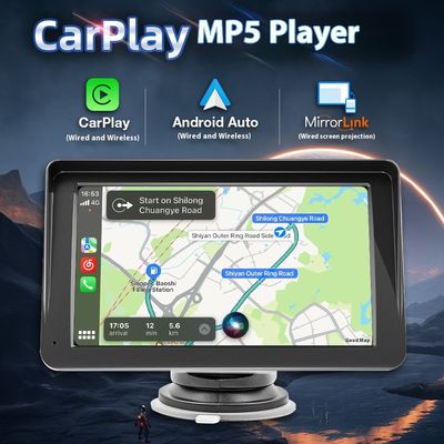Creatall 7-Zoll Tragbares Auto-Navigationssystem Rückfahrkamera Drahtlos für Bluetooth MP5 HD USB-Anschluss Cross-Border Carplay