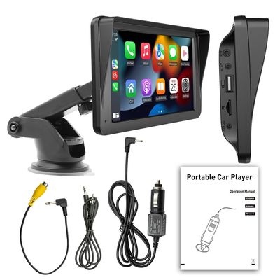 Creatall 7-Zoll Tragbares Auto-Navigationssystem Rückfahrkamera Drahtlos für Bluetooth MP5 HD USB-Anschluss Cross-Border Carplay