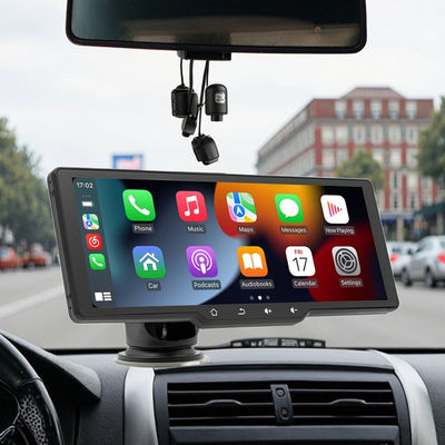 Creatall Portable 10,26 Zoll HD-Bildschirm MP5 Player drahtloses Carplay für Bluetooth-Dashboard montiert Stereo Android-Auto-Recorder