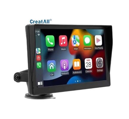 Creatall 9-Zoll Portable Car MP5 Player HD Umkehrbild für Bluetooth Wireless Carplay Dashboard Platzierung USB-Verbindung