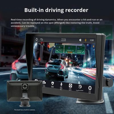 Creatall 9-Zoll Portable Car MP5 Player HD Umkehrbild für Bluetooth Wireless Carplay Dashboard Platzierung USB-Verbindung