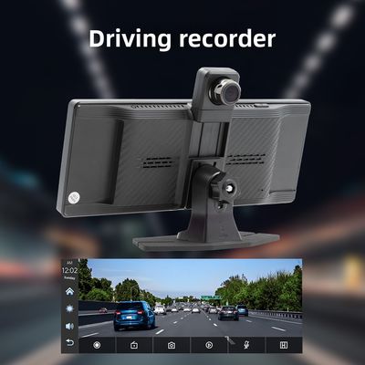 Creatall Portable 10,26 Zoll Dual-Recording Dashcam mit 2 Objektiven, Front- und Heck-Videorekorder für CarPlay-Navigation, grenzüberschreitendes Auto