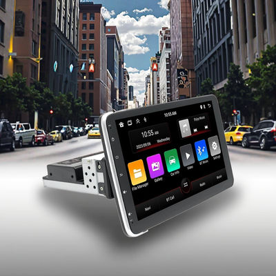 Creatall 10,1 Zoll Zentralsteuerungs-Auto Android GPS Navigationseinheit CarPlay für BT USB 360 Grad drehbarer Bildschirm Einzelkopf