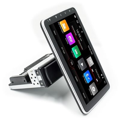 Creatall 10,1 Zoll Zentralsteuerungs-Auto Android GPS Navigationseinheit CarPlay für BT USB 360 Grad drehbarer Bildschirm Einzelkopf