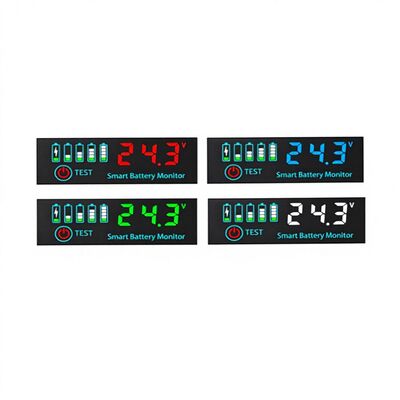Smart Power Display Board-DC 7-55V Universal Voltage Calibration for Lead-Acid and Ternary Lithium Batteries