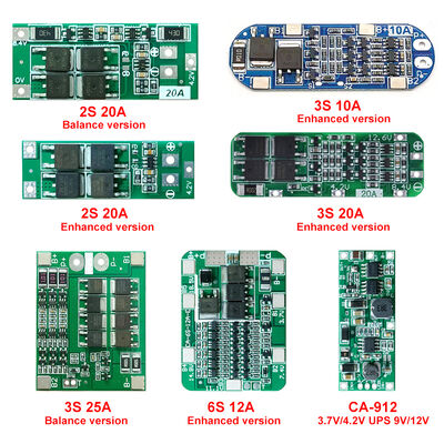 11.1V 12.6V/14.8V 16.8V Enhance Balance 18650  BMS for Drill Motor Li-ion Lithium Battery Charger Protection Board 3S 4S 40A 60A